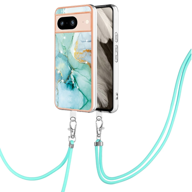 Electroplating Marble Dual-side IMD Phone Case with Lanyard, Series 2 My Store