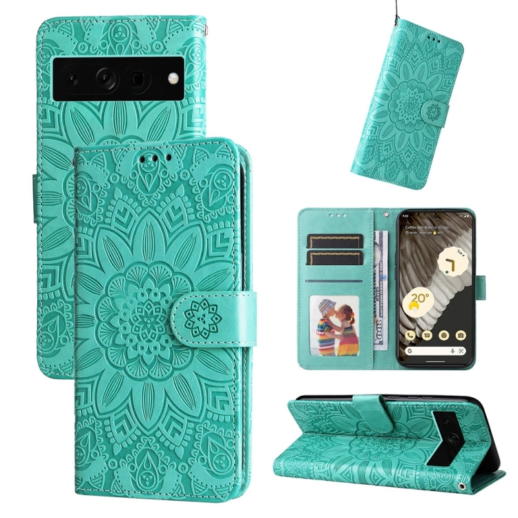 Embossed Sunflower Leather Phone Case, Series 1 My Store