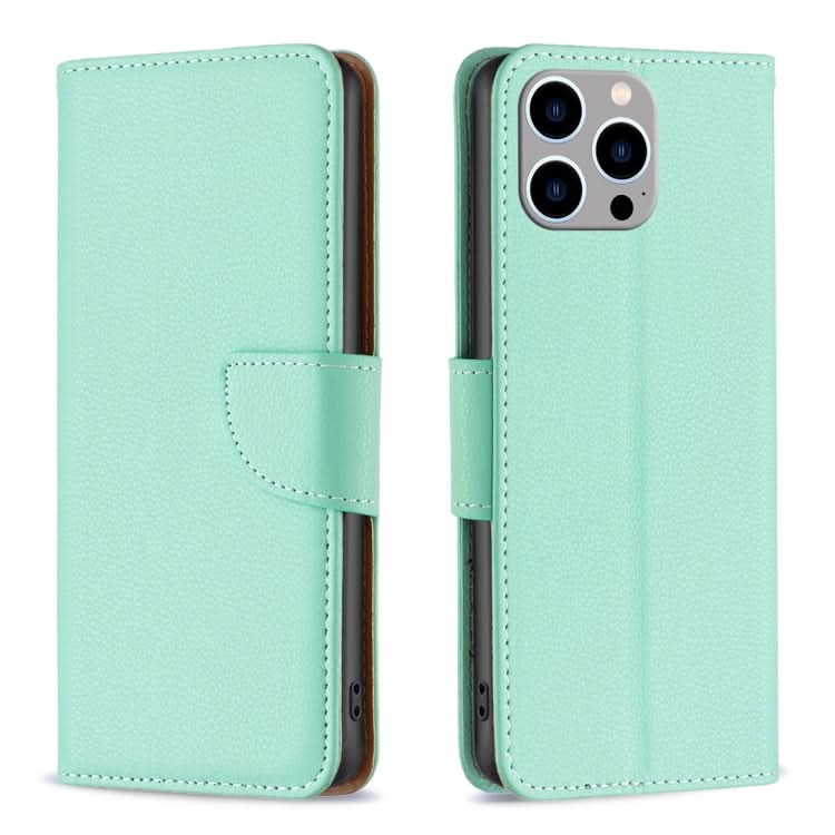 Litchi Texture Pure Color Flip Leather Phone Case, Series 3