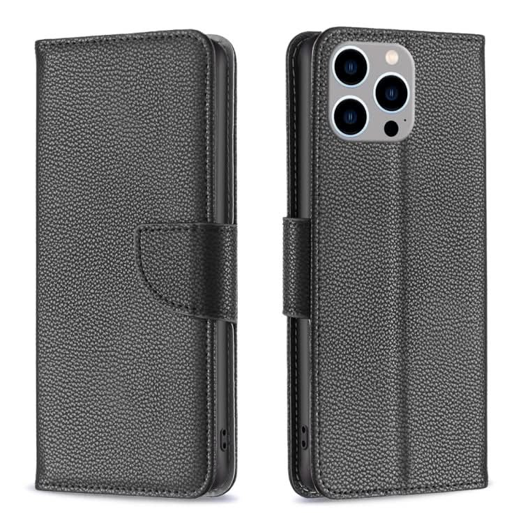 Litchi Texture Pure Color Flip Leather Phone Case, Series 3