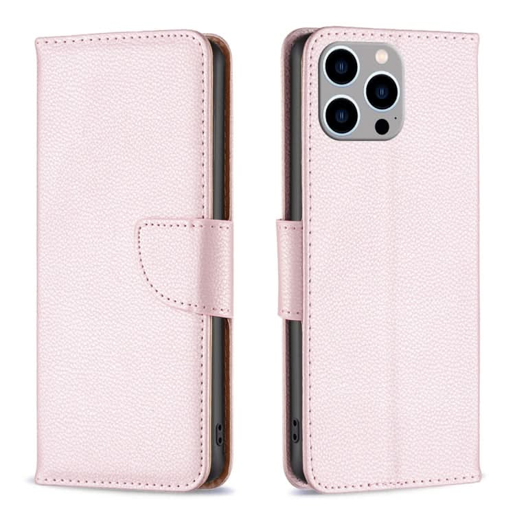 Litchi Texture Pure Color Flip Leather Phone Case, Series 3