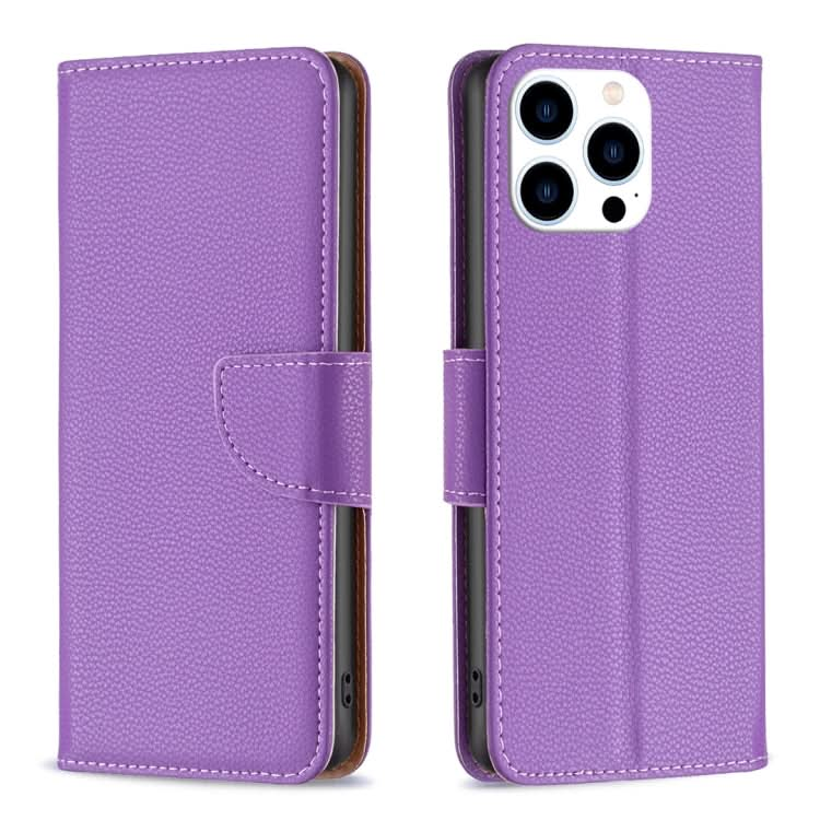 Litchi Texture Pure Color Flip Leather Phone Case, Series 1