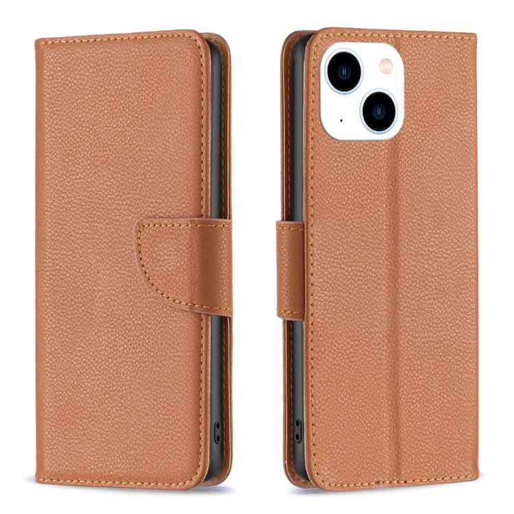 Litchi Texture Pure Color Flip Leather Phone Case, Series 2