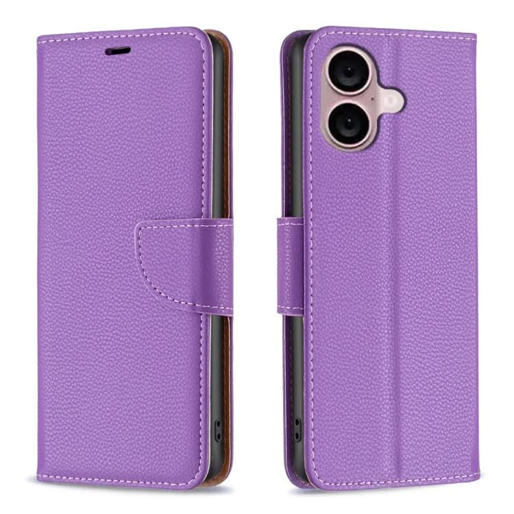 Litchi Texture Pure Color Flip Leather Phone Case, Series 2