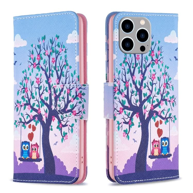 Colored Drawing Pattern Flip Leather Phone Case, Series 3