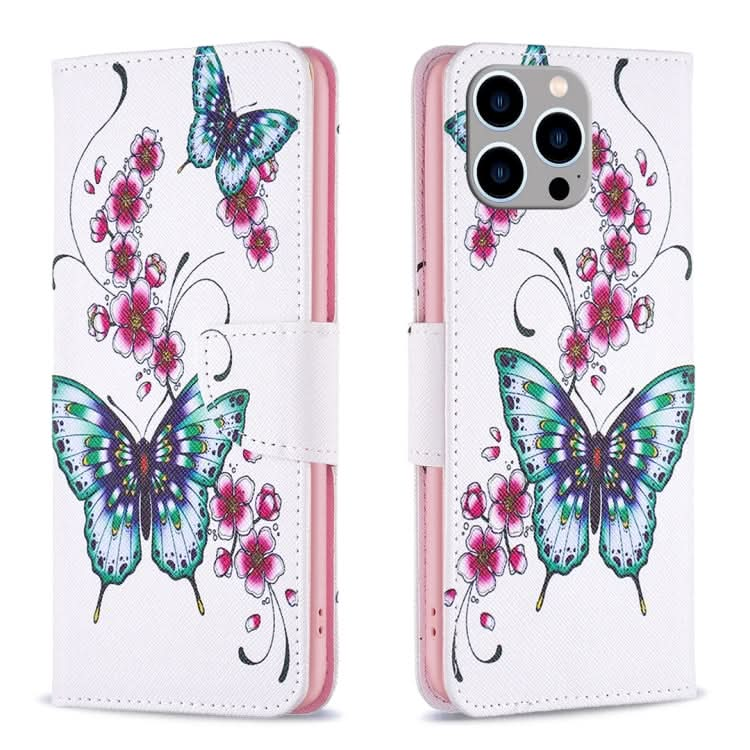 Colored Drawing Pattern Flip Leather Phone Case, Series 3