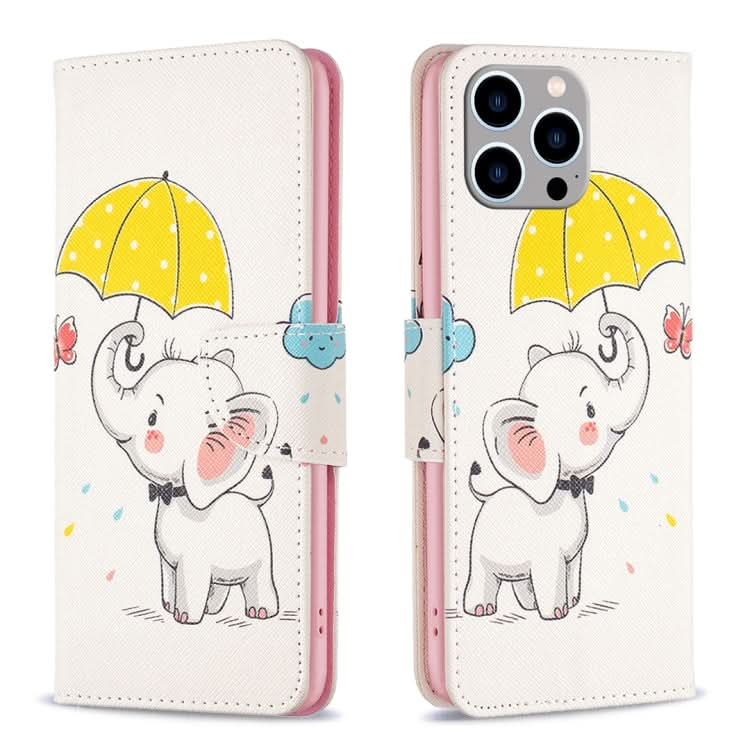 Colored Drawing Pattern Flip Leather Phone Case, Series 3