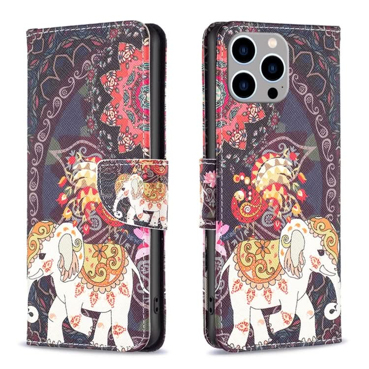 Colored Drawing Pattern Flip Leather Phone Case, Series 3