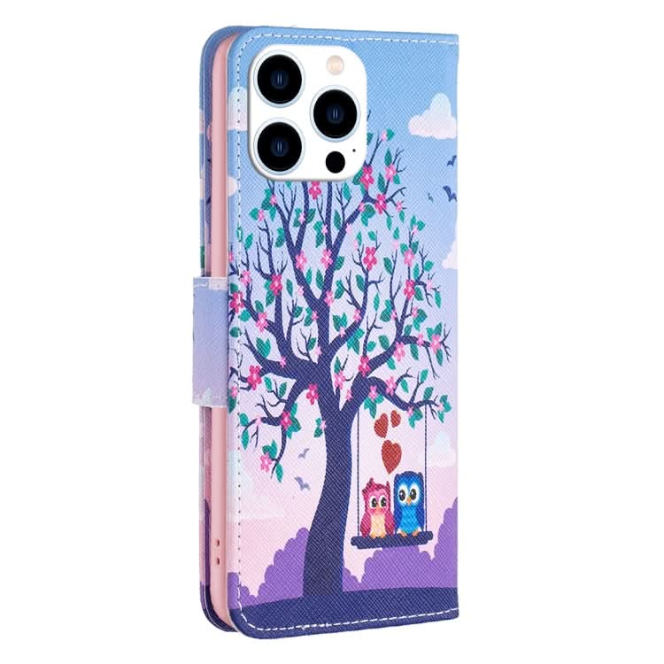 Colored Drawing Pattern Flip Leather Phone Case, Series 1