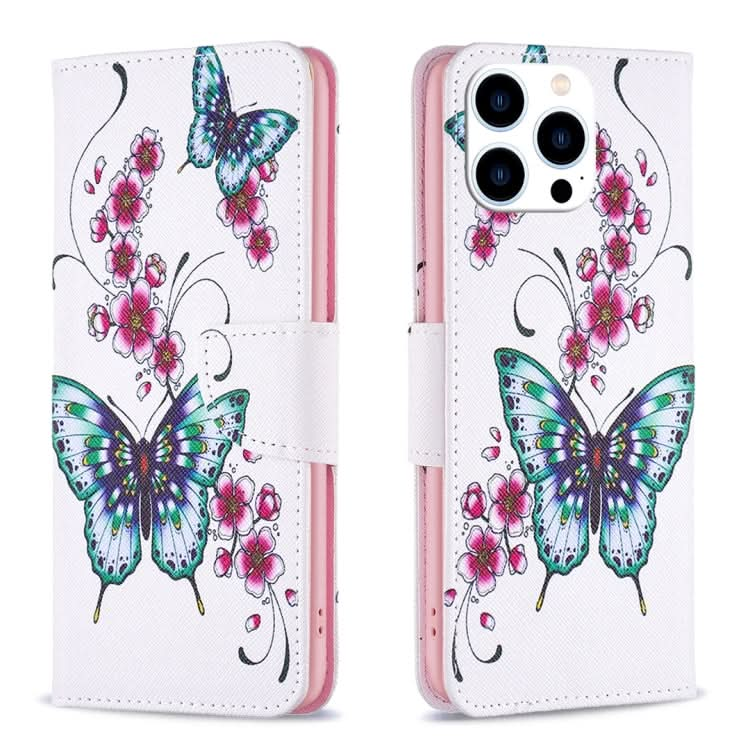 Colored Drawing Pattern Flip Leather Phone Case, Series 1