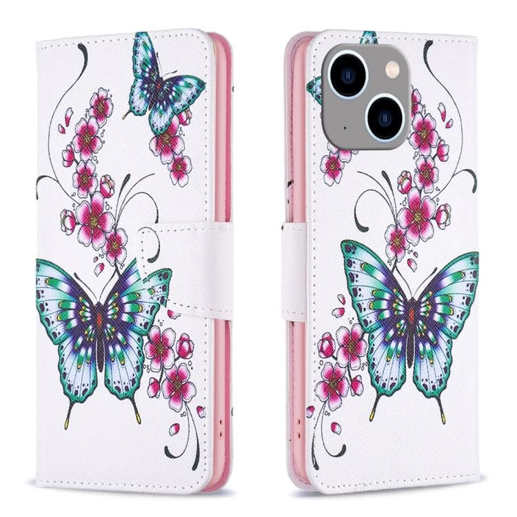 Colored Drawing Pattern Flip Leather Phone Case, Series 1