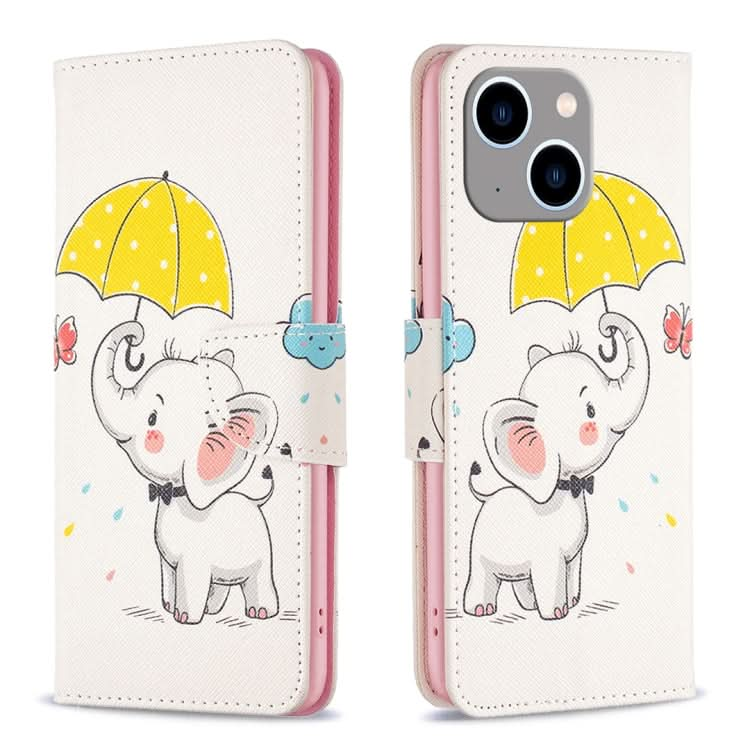 Colored Drawing Pattern Flip Leather Phone Case, Series 1