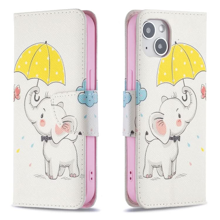 Colored Drawing Pattern Flip Leather Phone Case, Series 2