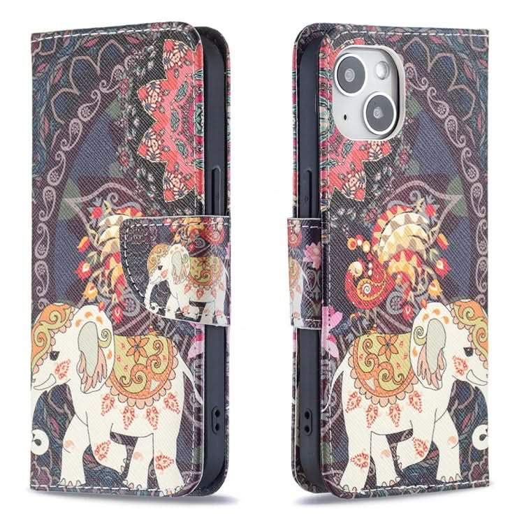 Colored Drawing Pattern Flip Leather Phone Case, Series 2