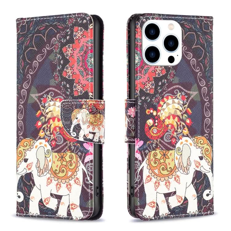 Colored Drawing Pattern Flip Leather Phone Case, Series 3