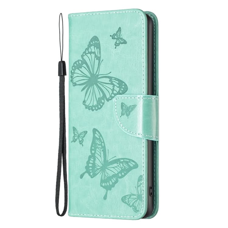 Embossing Two Butterflies Pattern Leather Phone Case, Series 1