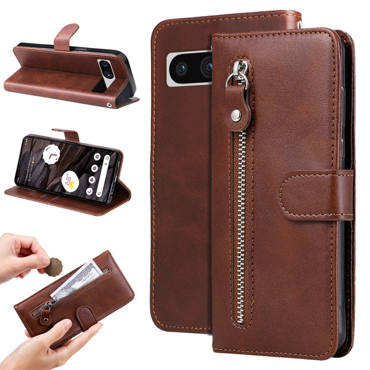 Fashion Calf Texture Zipper Leather Phone Case, Series 1 My Store