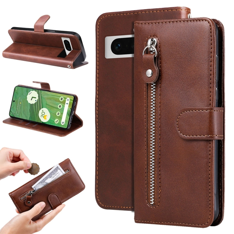 Fashion Calf Texture Zipper Leather Phone Case, Series 1 My Store