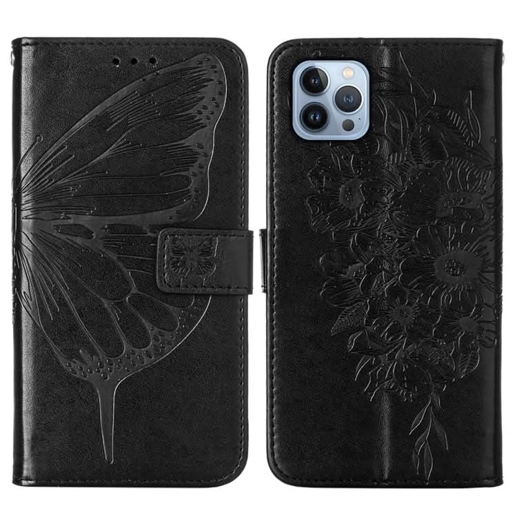 Embossed Butterfly Leather Phone Case, Series 1