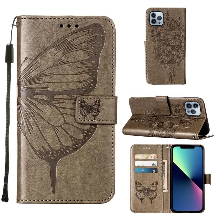 Embossed Butterfly Leather Phone Case, Series 1