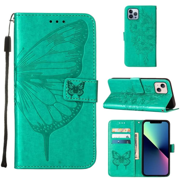 Embossed Butterfly Leather Phone Case, Series 1