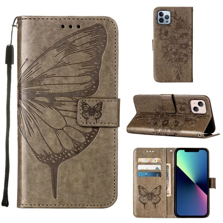 Embossed Butterfly Leather Phone Case, Series 1