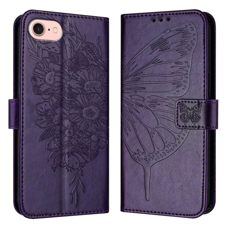 Embossed Butterfly Leather Phone Case, Series 2