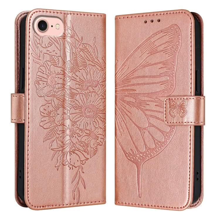 Embossed Butterfly Leather Phone Case, Series 2