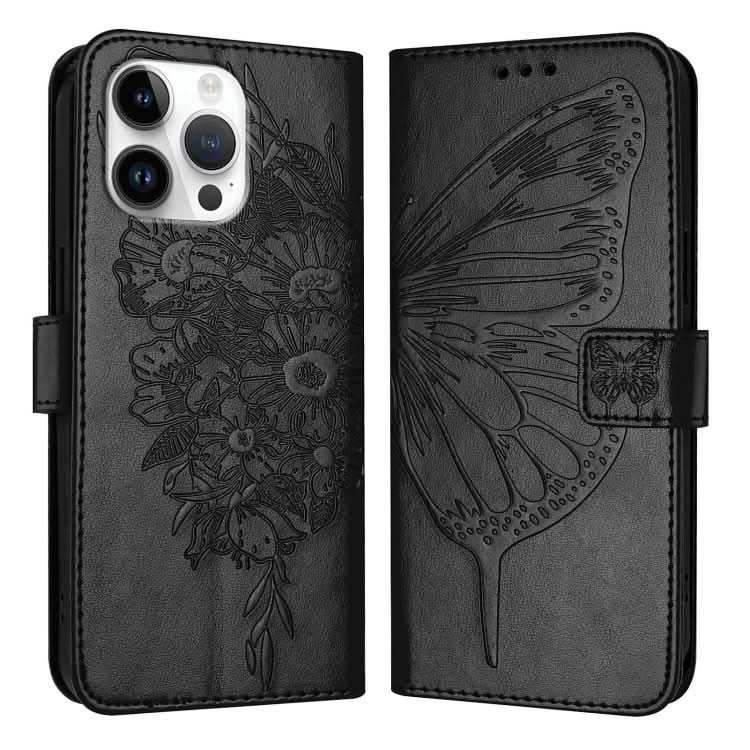 Embossed Butterfly Leather Phone Case, Series 3