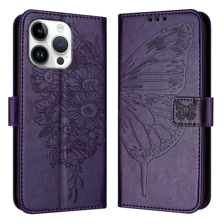 Embossed Butterfly Leather Phone Case, Series 3