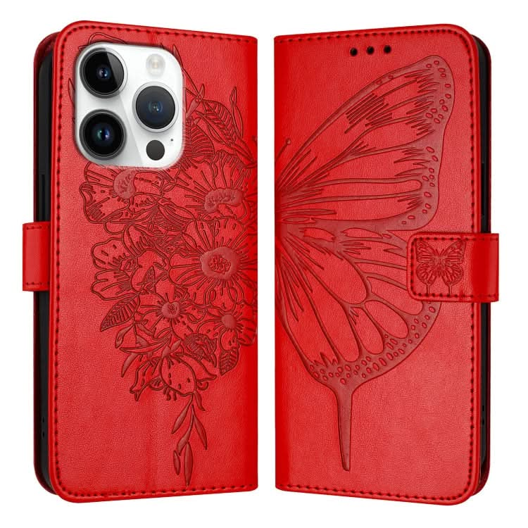 Embossed Butterfly Leather Phone Case, Series 2