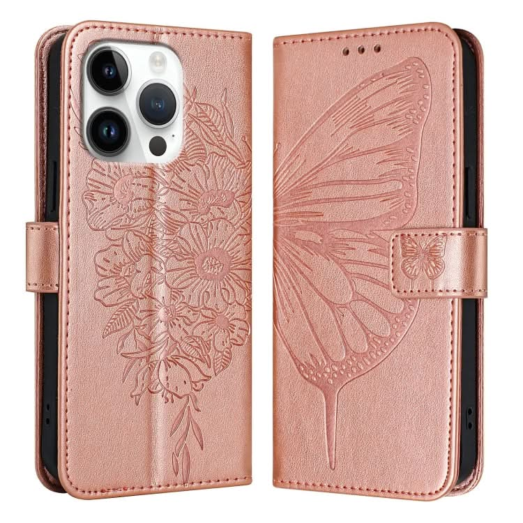 Embossed Butterfly Leather Phone Case, Series 2