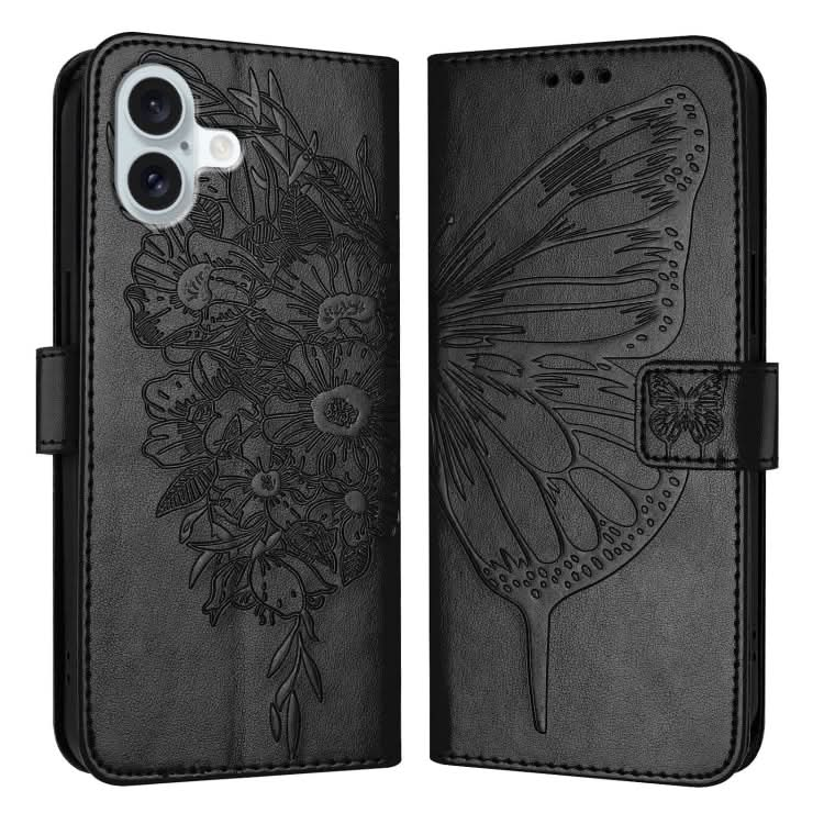 Embossed Butterfly Leather Phone Case, Series 1