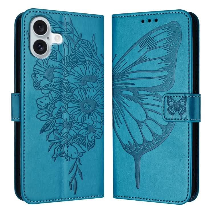 Embossed Butterfly Leather Phone Case, Series 1