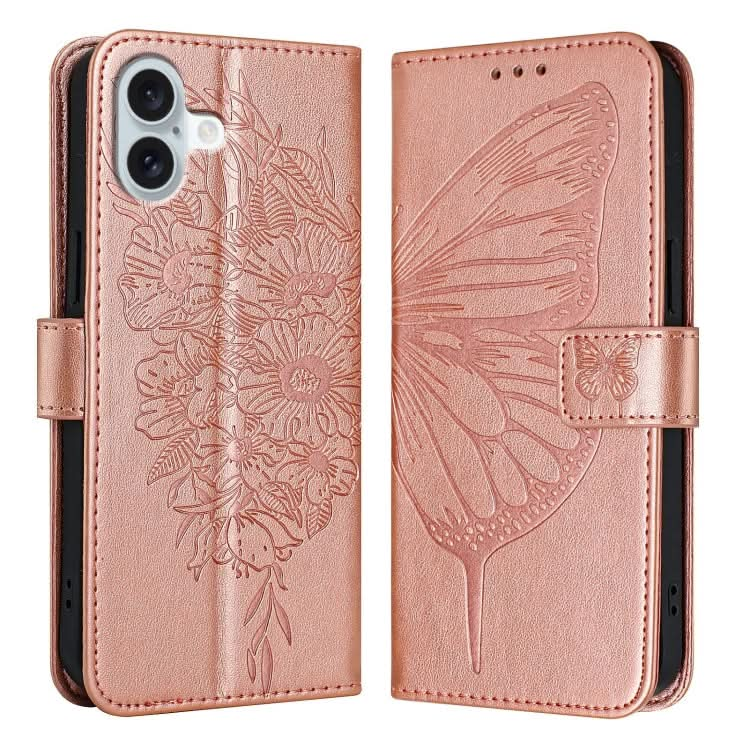 Embossed Butterfly Leather Phone Case, Series 1