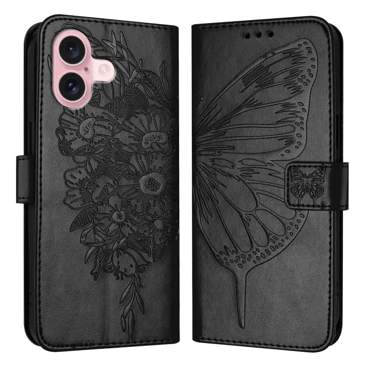 Embossed Butterfly Leather Phone Case, Series 3