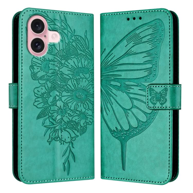 Embossed Butterfly Leather Phone Case, Series 3