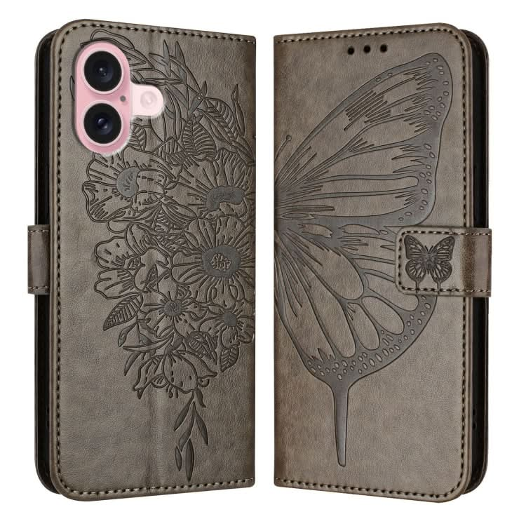 Embossed Butterfly Leather Phone Case, Series 3