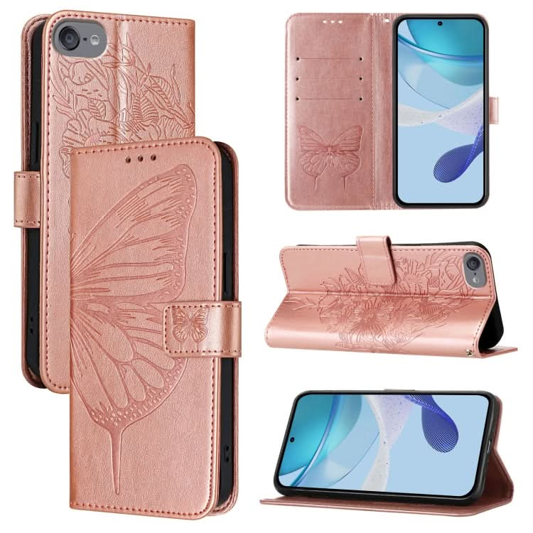 Embossed Butterfly Leather Phone Case, Series 2