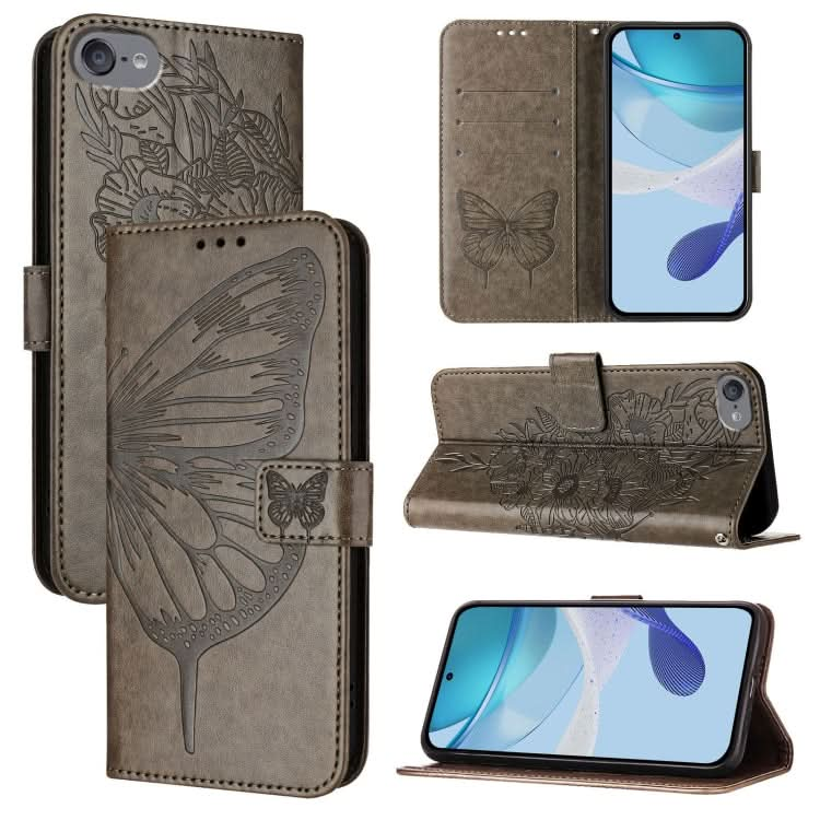 Embossed Butterfly Leather Phone Case, Series 2