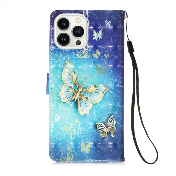 3D Painting Horizontal Flip Leather Phone Case, Series 4