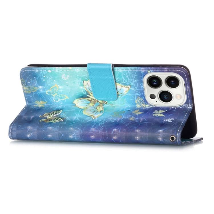 3D Painting Horizontal Flip Leather Phone Case, Series 4