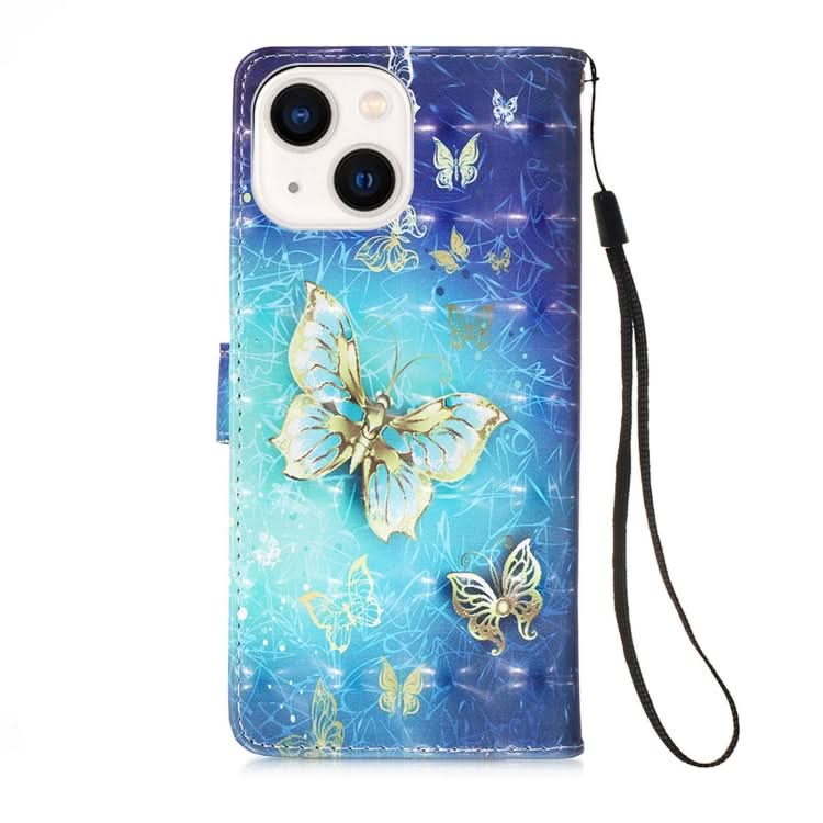 3D Painting Horizontal Flip Leather Phone Case, Series 3