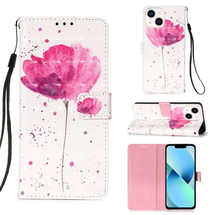 3D Painting Horizontal Flip Leather Phone Case, Series 3