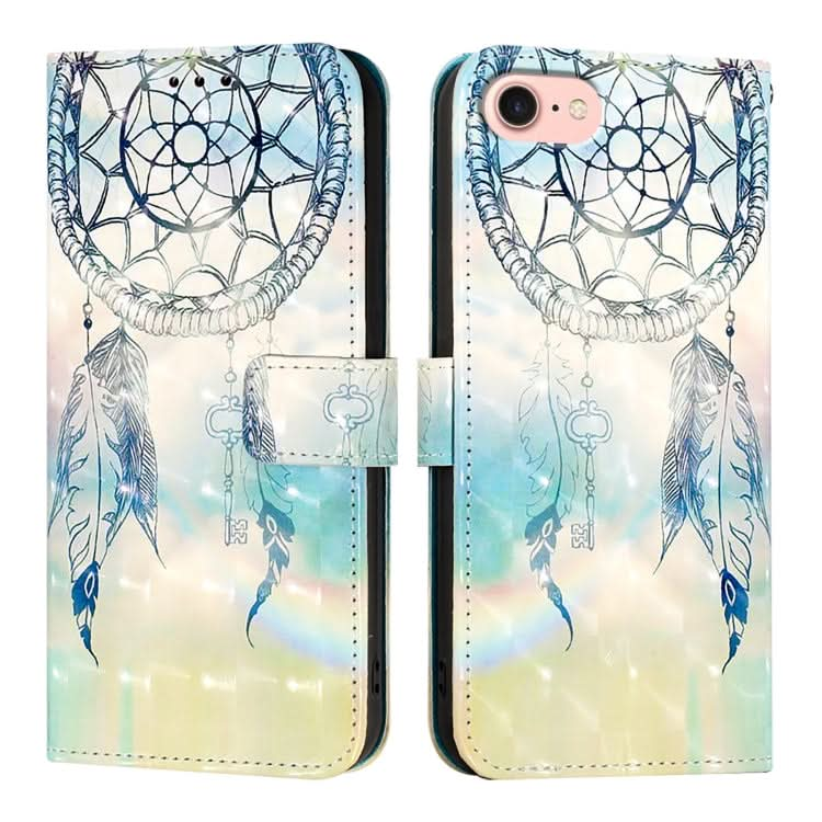 3D Painting Horizontal Flip Leather Phone Case, Series 2