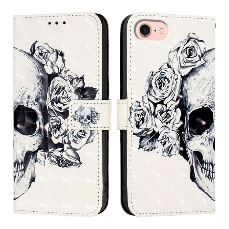 3D Painting Horizontal Flip Leather Phone Case, Series 2