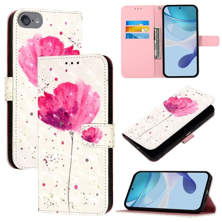 3D Painting Horizontal Flip Leather Phone Case, Series 2