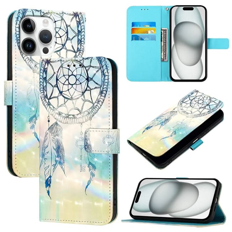 3D Painting Horizontal Flip Leather Phone Case, Series 3