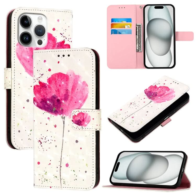 3D Painting Horizontal Flip Leather Phone Case, Series 3