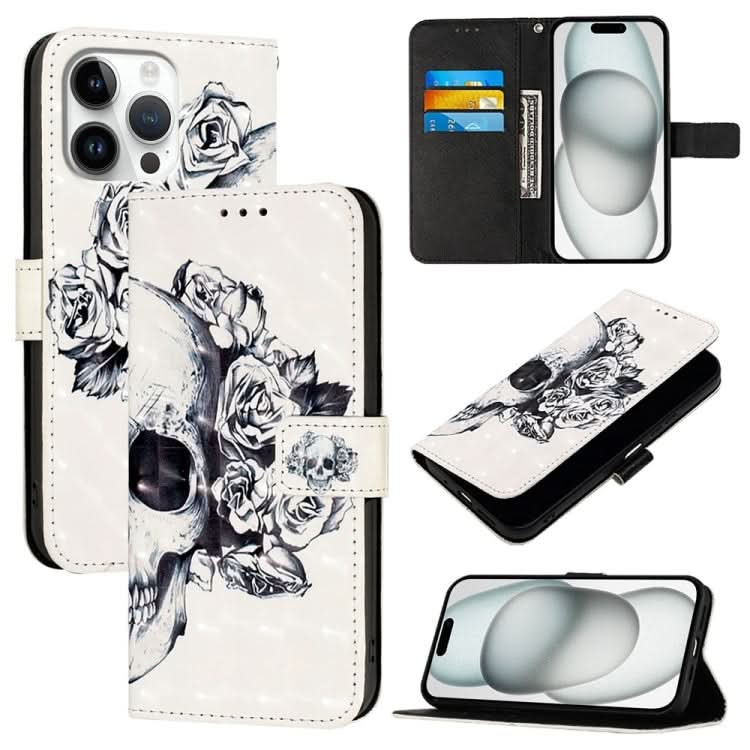 3D Painting Horizontal Flip Leather Phone Case, Series 3